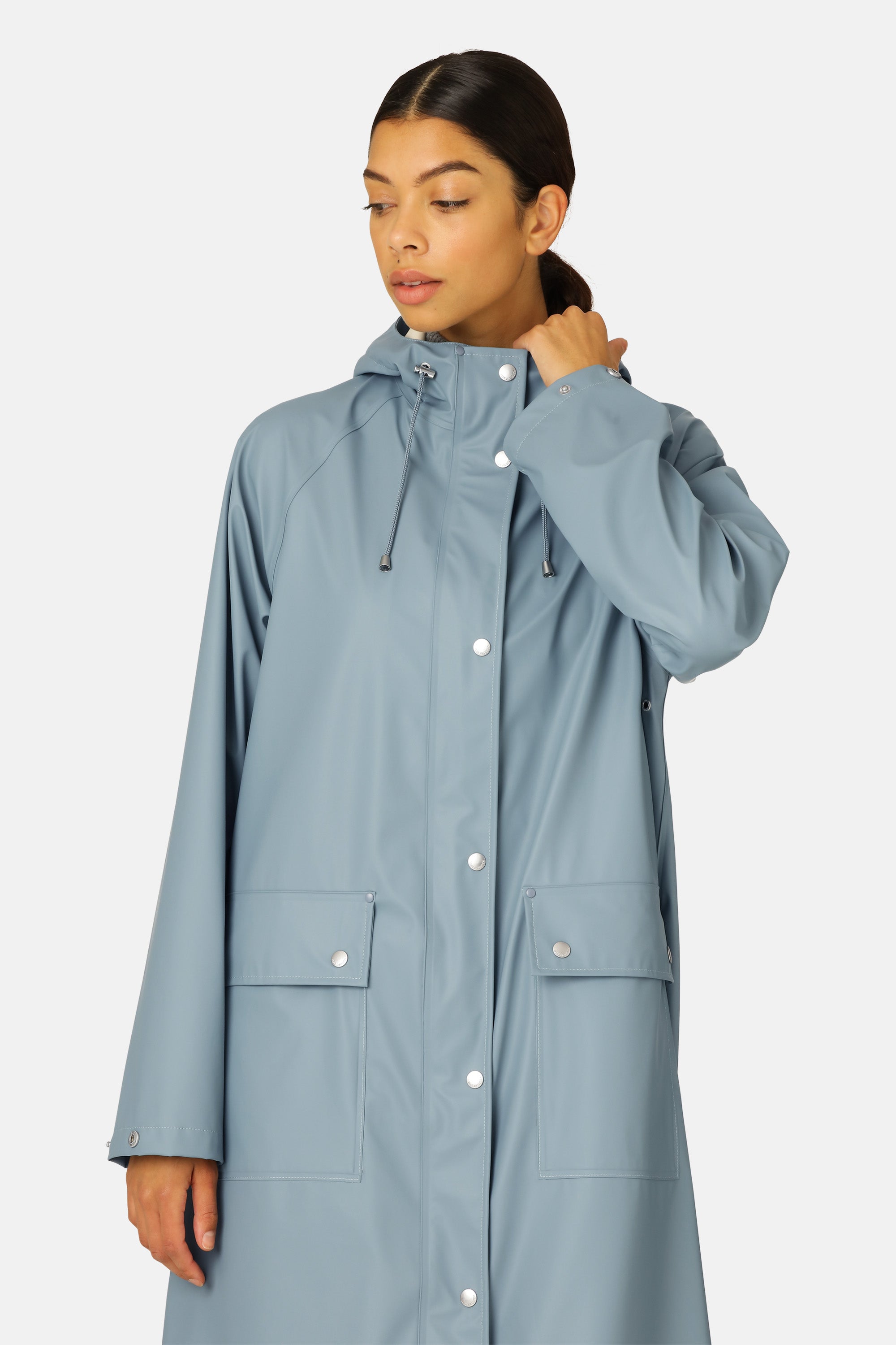 Ilse Jacobsen Hornbæk Rain Regenmantel Raincoat 698 Blue Cloud